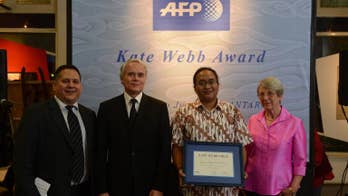 Indonesian journalist awarded AFP prize