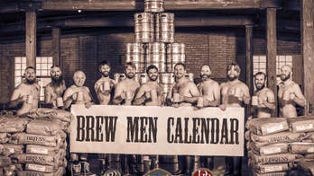 Brawny, bearded brewers bare nearly all in calendar to raise money for charity