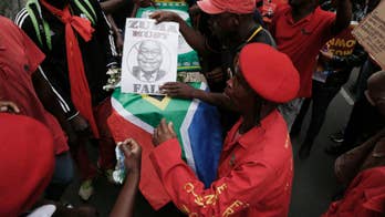 South African opposition marks Zuma's birthday with protest