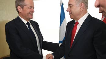 Israeli prime minister meets  Australian opposition leader