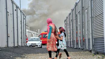Fire breaks out at refugee center in Germany