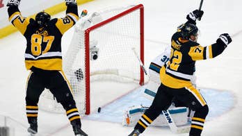 Penguins edge Sharks 2-1 in OT, take 2-0 lead in Cup Final