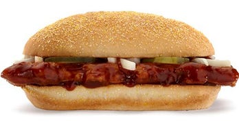 Picture of frozen McRib goes viral, churns stomachs