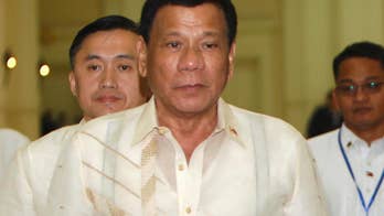 Philippines president claims he dropped kidnapper from helicopter