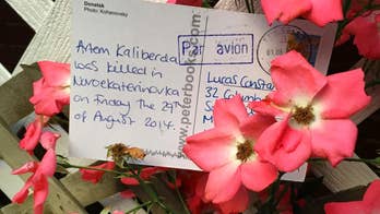 From Ukraine with love: Postcards pay tribute to war dead