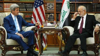 Kerry in Baghdad to meet Iraqi leaders, discuss IS fight