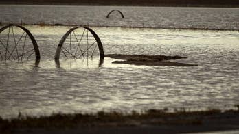 Ice jam breaks, allowing some Idaho flood waters to recede
