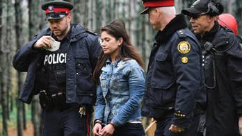 Canadian firefighters rescue woman from crane in Toronto