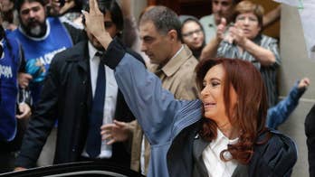 Ex-Argentine president in court in central bank fraud probe