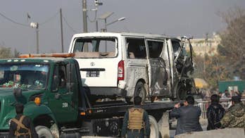 Afghan officials say suicide bomber kills 4 in Kabul