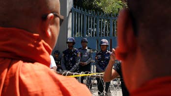 Myanmar nationalist monks protest Thai crackdown on sect