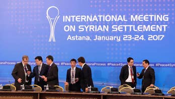The Latest: Syria talks focused on truce begin in Kazakhstan