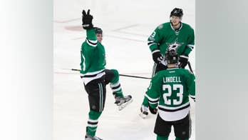 Roussel has hat trick, Benn lifts Stars over Lightning in OT