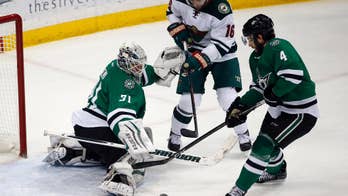 Antti Niemi makes 30 saves in relief, Vernon Fiddler scores twice as Stars beat Wild 6-3