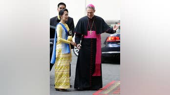 Vatican, Myanmar establish relations as Suu Kyi visits
