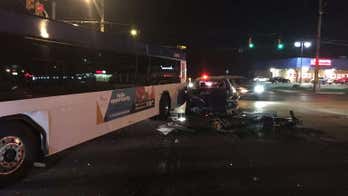 At least 12 injured after Indianapolis bus collides with possibly impaired driver