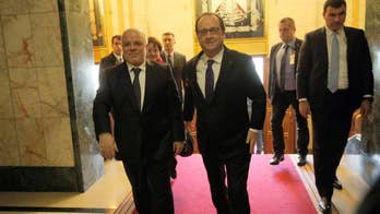 France's Holland starts official visit to Iraq