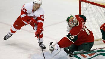 Mikko Koivu scores twice, Devan Dubnyk makes 28 saves and Wild beat Red Wings 3-1