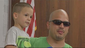 NJ boy with terminal illness made honorary fireman, police officer