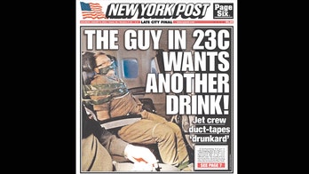 Airline crew binds passenger to seat after he goes berserk on flight to NYC