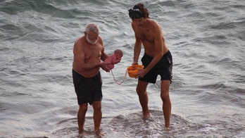 Amazing moment going viral after Russian tourist gives birth in the Red Sea