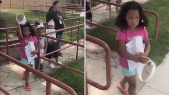 Kindergartner's frustration with first day of school goes viral