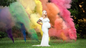 Massachusetts mom celebrates 'rainbow baby' with stunning photo shoot after stillbirth