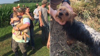Missing 3-year-old girl found in Missouri cornfield with dog by her side