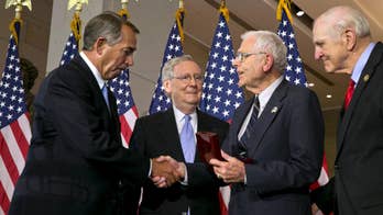 Elite fighter pilots earn Congressional Gold Medal; American Fighter Aces honored at Capitol
