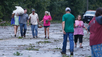 The Latest: Flooding in Tennessee as Harvey hits Deep South