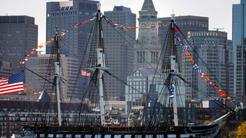 Ahoy! Old Ironsides, oldest warship afloat, tours harbor