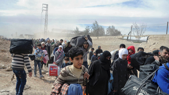 The Latest: Russia says 30,000 flee besieged east Ghouta