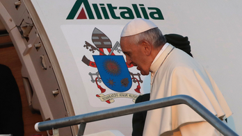 The Latest: Pope Francis arrives in Lithuanian capital