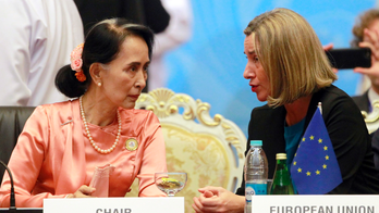 The Latest: Suu Kyi blames conflicts on illegal immigration