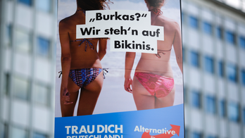 German nationalists pull anti-Islam pig poster