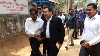 Myanmar official meets Rohingya refugees in Bangladesh camp