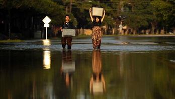 The Latest: Experts: Watch for wildlife in flooded homes