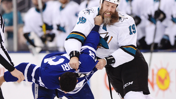 Kadri tugs at Thornton's beard, Maple Leafs beat Sharks