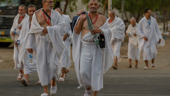 Muslim pilgrims gather at Mount Arafat for hajj's pinnacle