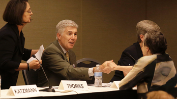 Supreme Court justice Gorsuch welcomes new citizens