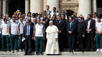 Chapecoense crash survivors received by Pope Francis