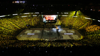 Vegas NHL team retires jersey 58 to honor shooting victims