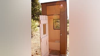 Tiny House: A Vintage Cabin With a Starry Background in Los Padres Forest