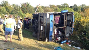 Two dead, 47 hospitalized after bus overturns in Delaware