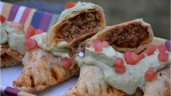 Empanadas with Avocado Cream