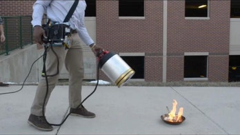 Bass battles blaze: George Mason students invent sound-based fire extinguisher