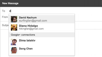 Google integrates Google+ with Gmail, making it easier for anyone to email you