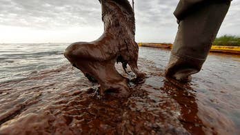 Kansas residents hold their nose as crews mop up massive US oil spill