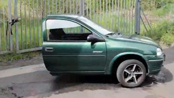 Viral video of man ‘taking revenge’ on ex-wife by cutting possessions in half is a fake