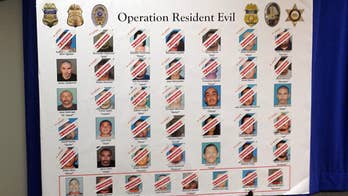 Hundreds of cops spread out in Los Angeles to bust members of gang charged with racketeering